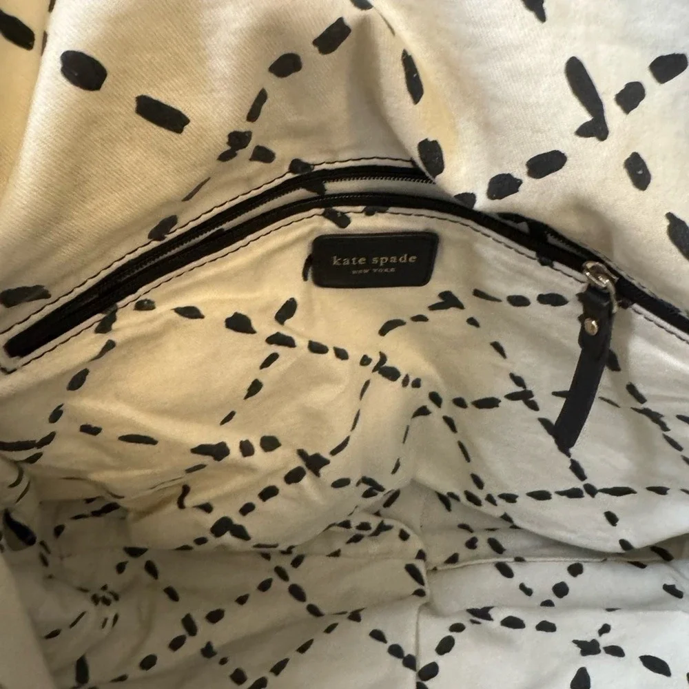 Kate Spade Women's Black Leather‎ Top Handle convertible Handbag
